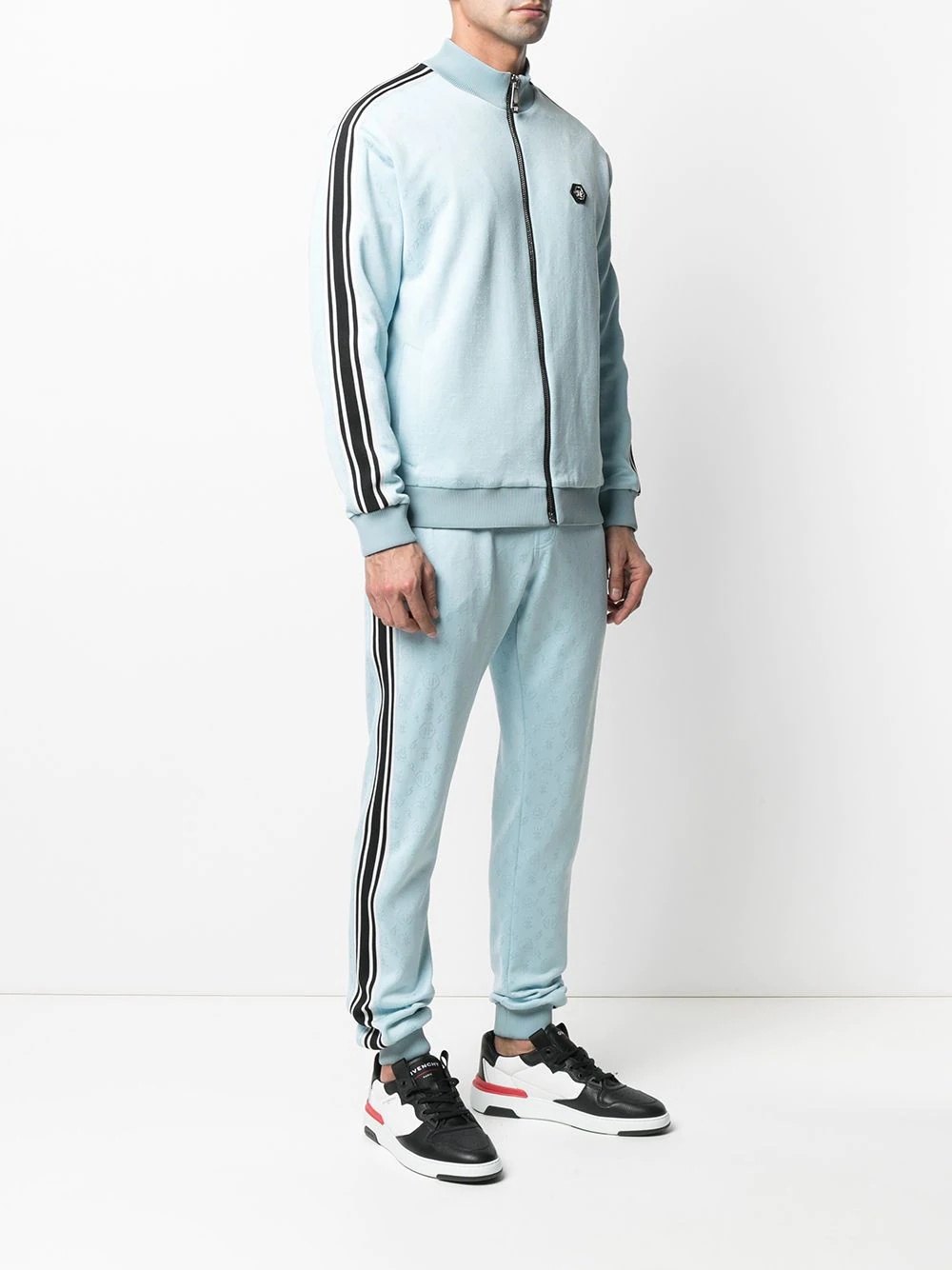 jacquard monogram-print tracksuit - 3