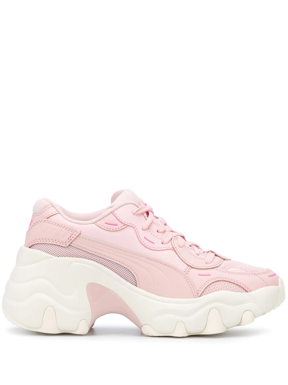 chunky sole sneakers - 1