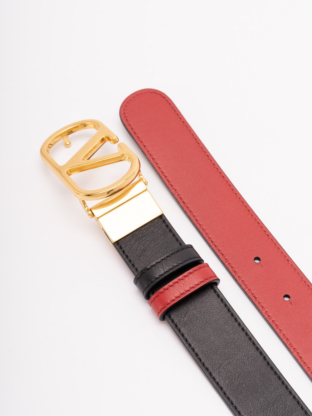 Valentino Garavani Women `Vlogo Signature` Reversible Belt - 2