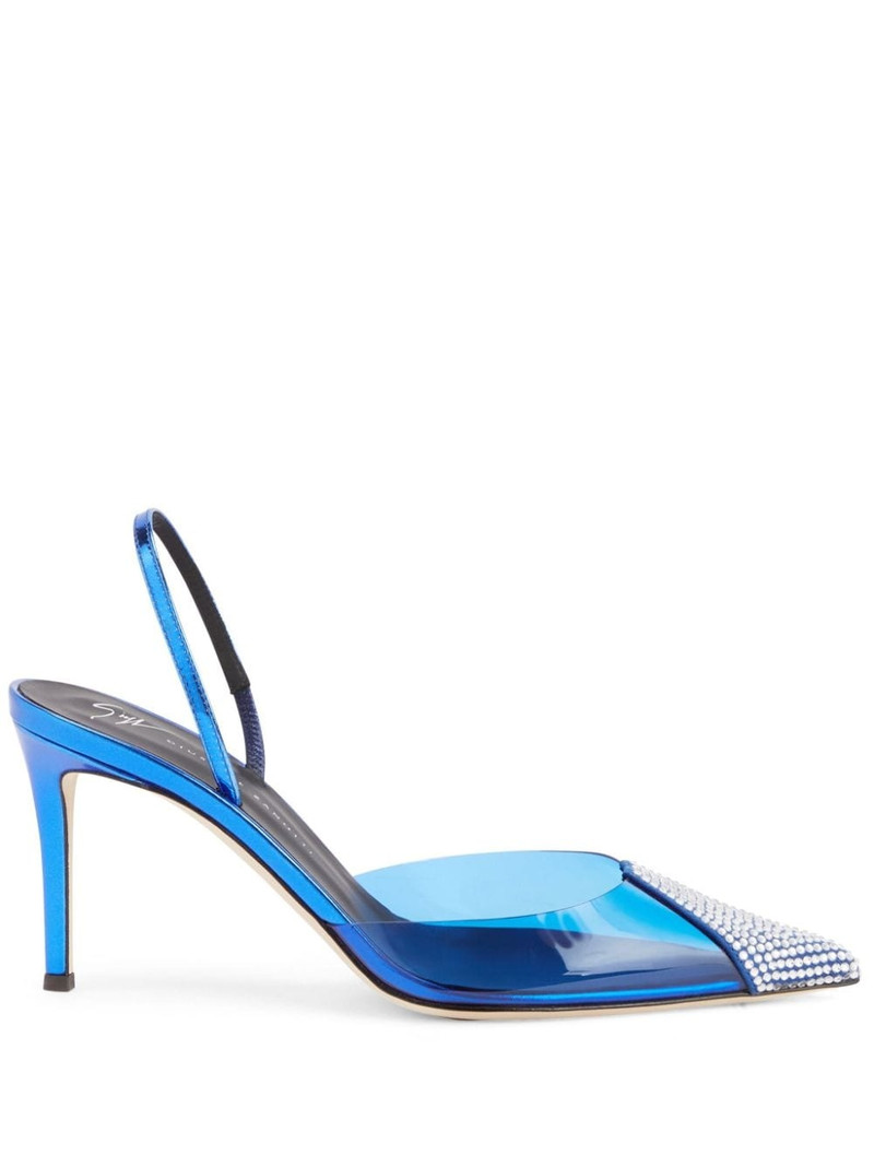 Leonor 85mm crystal-embellished pumps 1