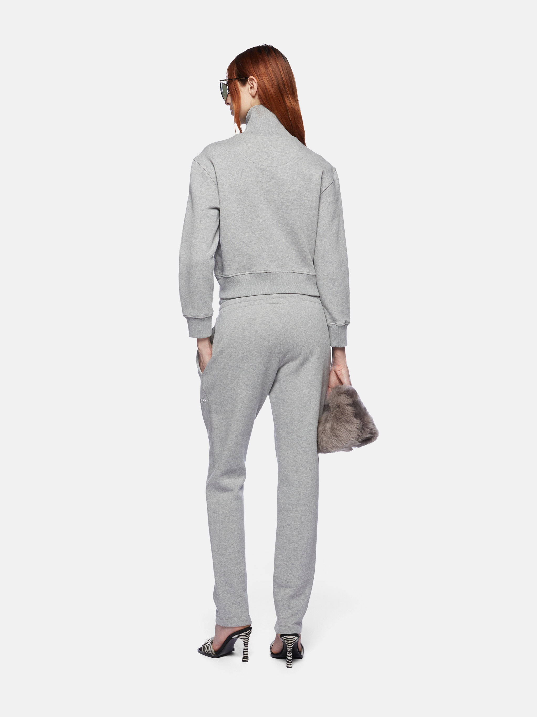 MELANGE GREY JACKET - 3