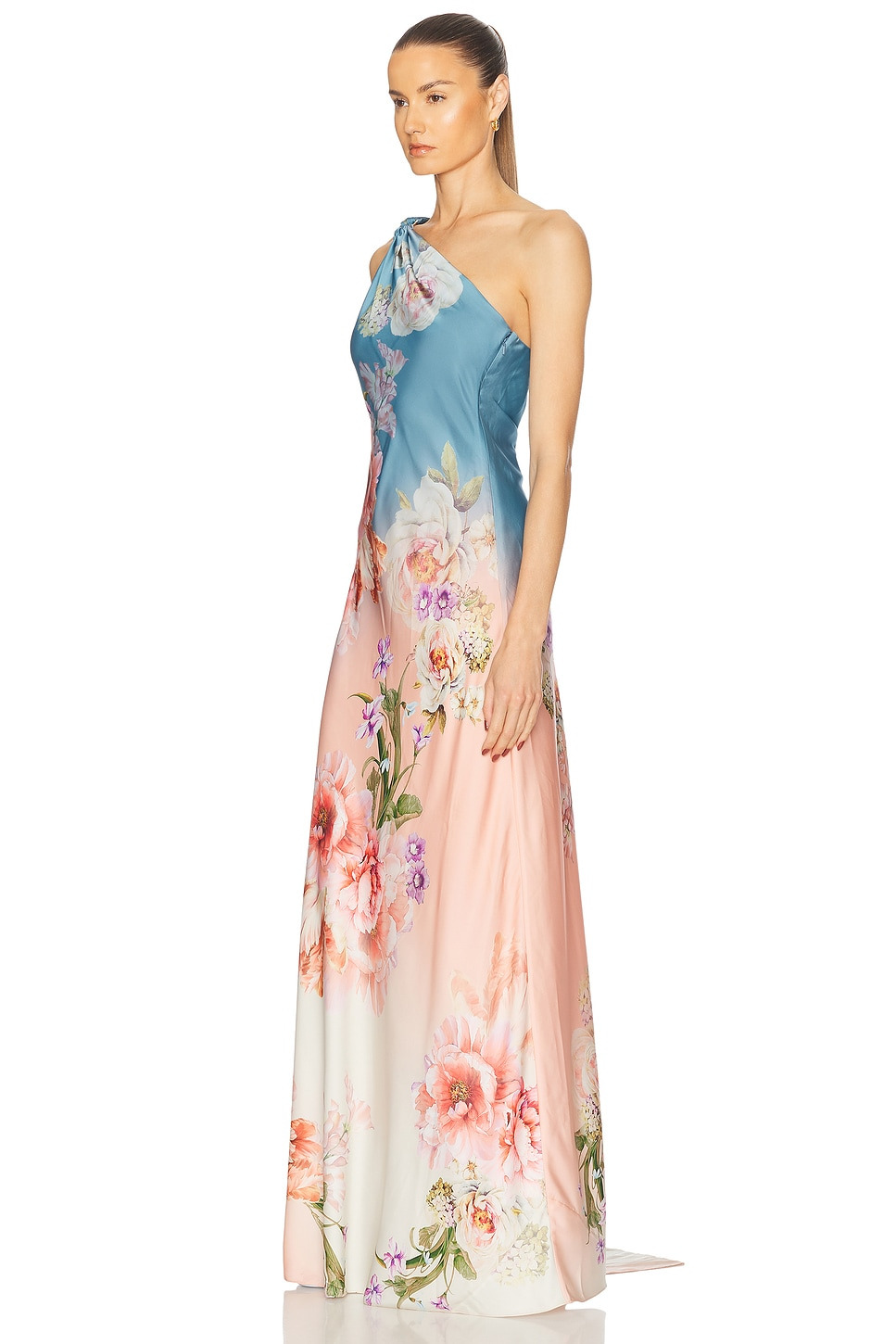 One Shoulder Long Dress - 3
