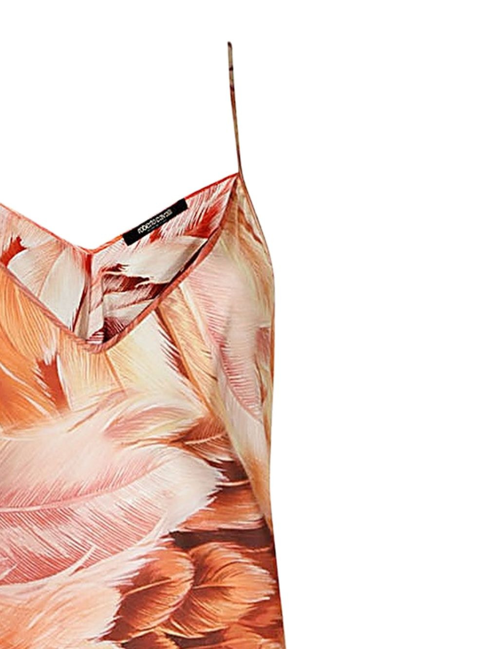 Plumage silk maxi dress - 2