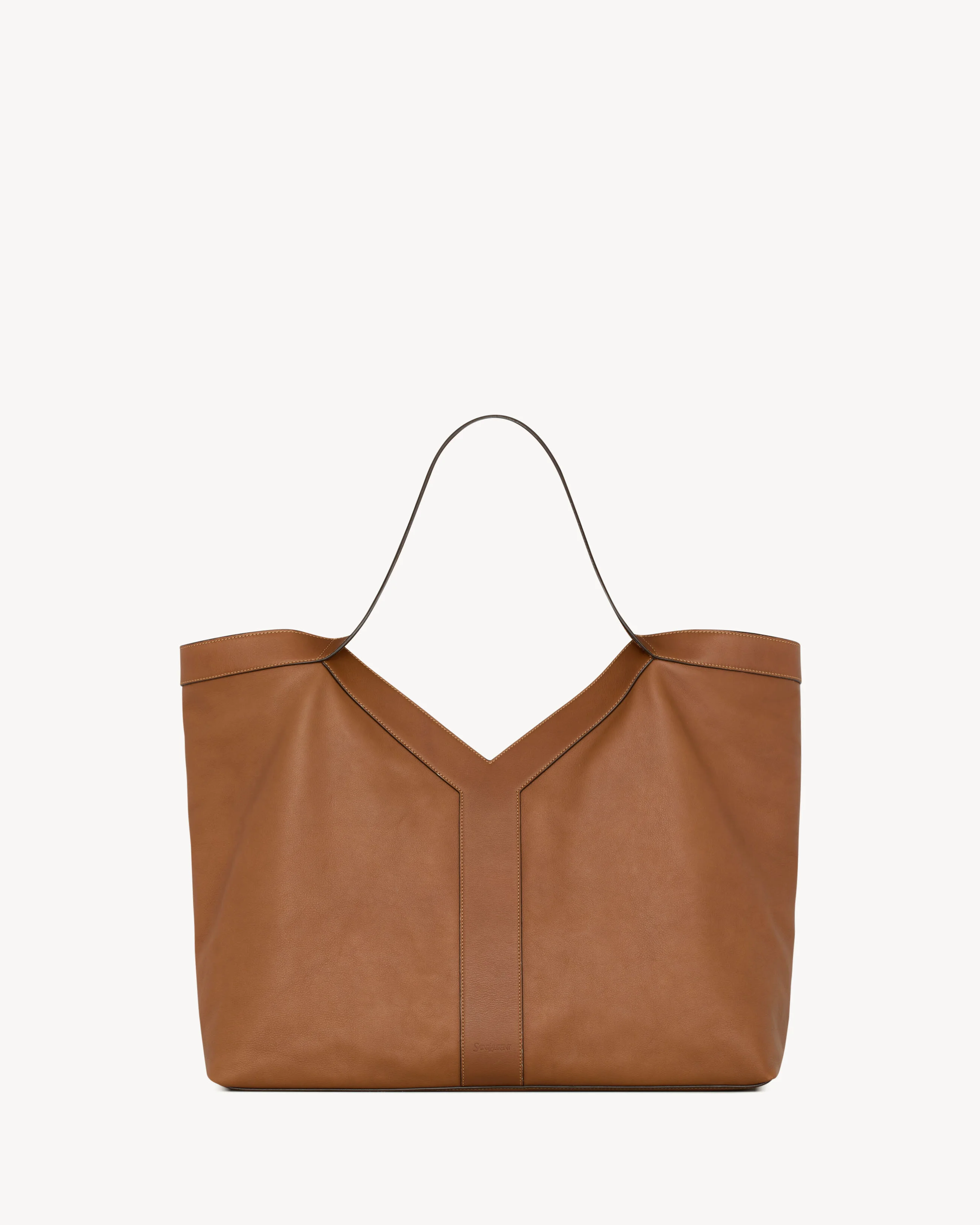 Y TOTE IN LEATHER - 1