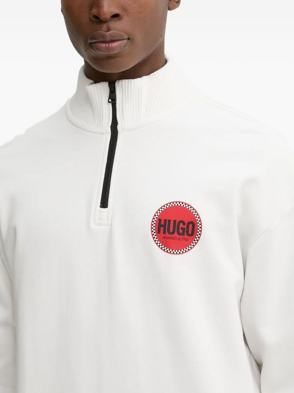 Duluro half-zip logo-print sweatshirt - 3