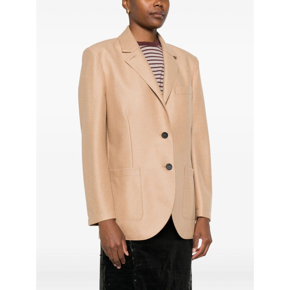Harris Wharf London Neutrals Jackets - Blazers Women - 3
