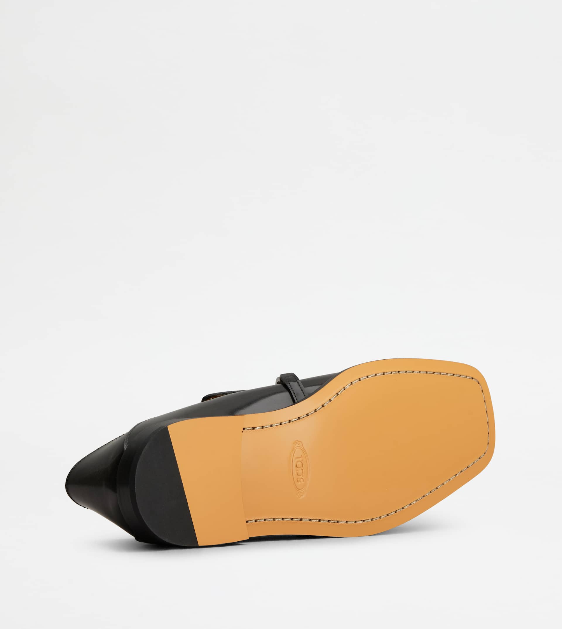 LOAFERS IN LEATHER - GREY - 4