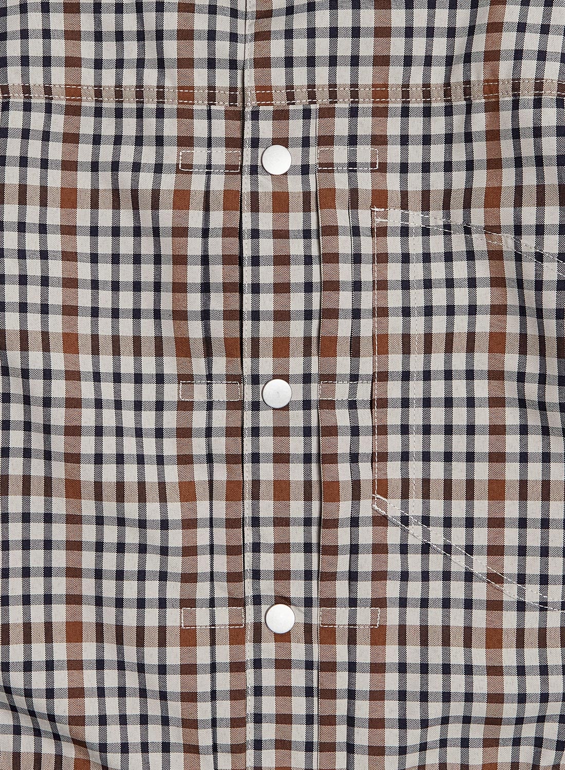 Japanese S Type 1 Jacket in Stone Check - 8