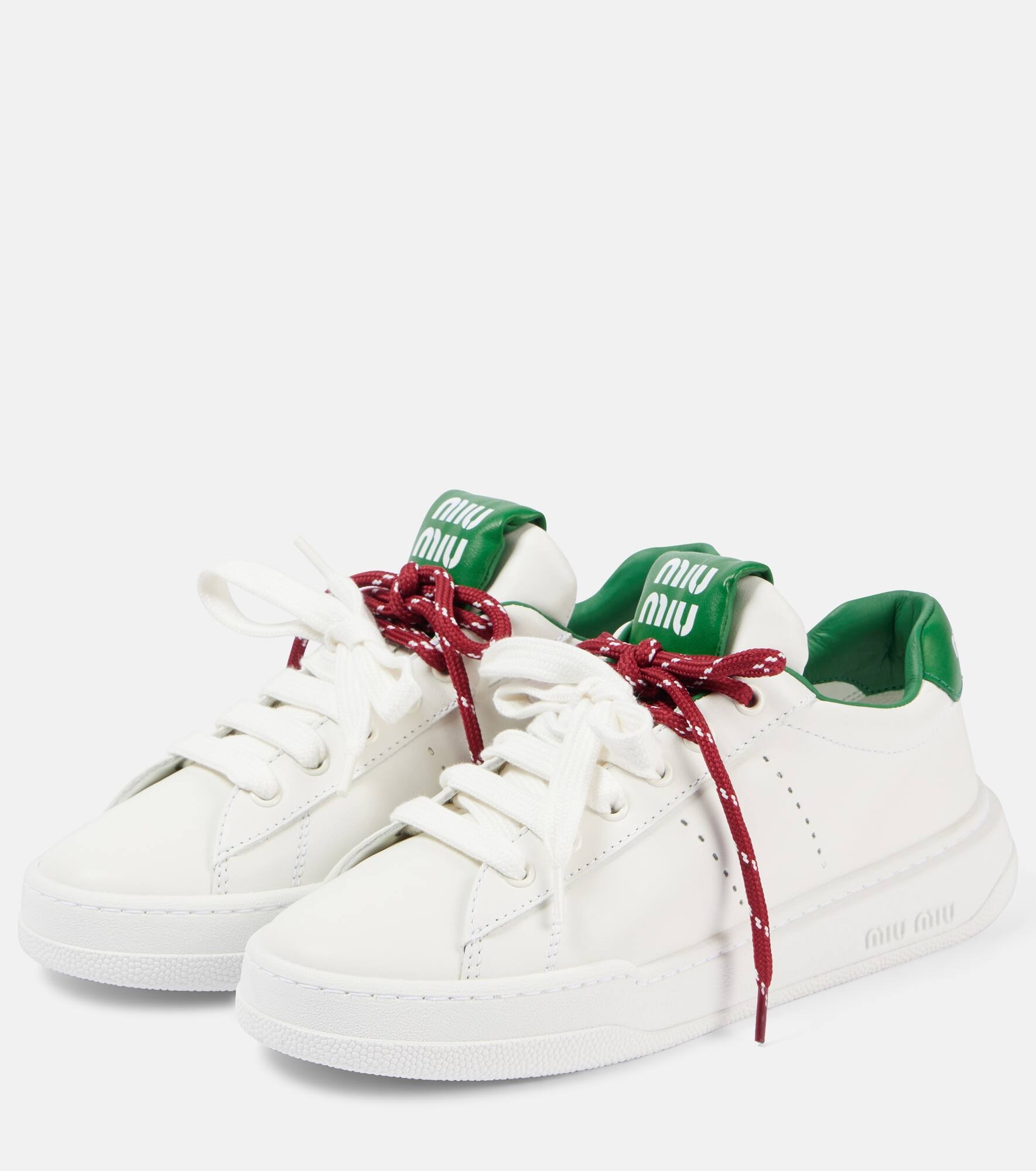 Leather sneakers - 4