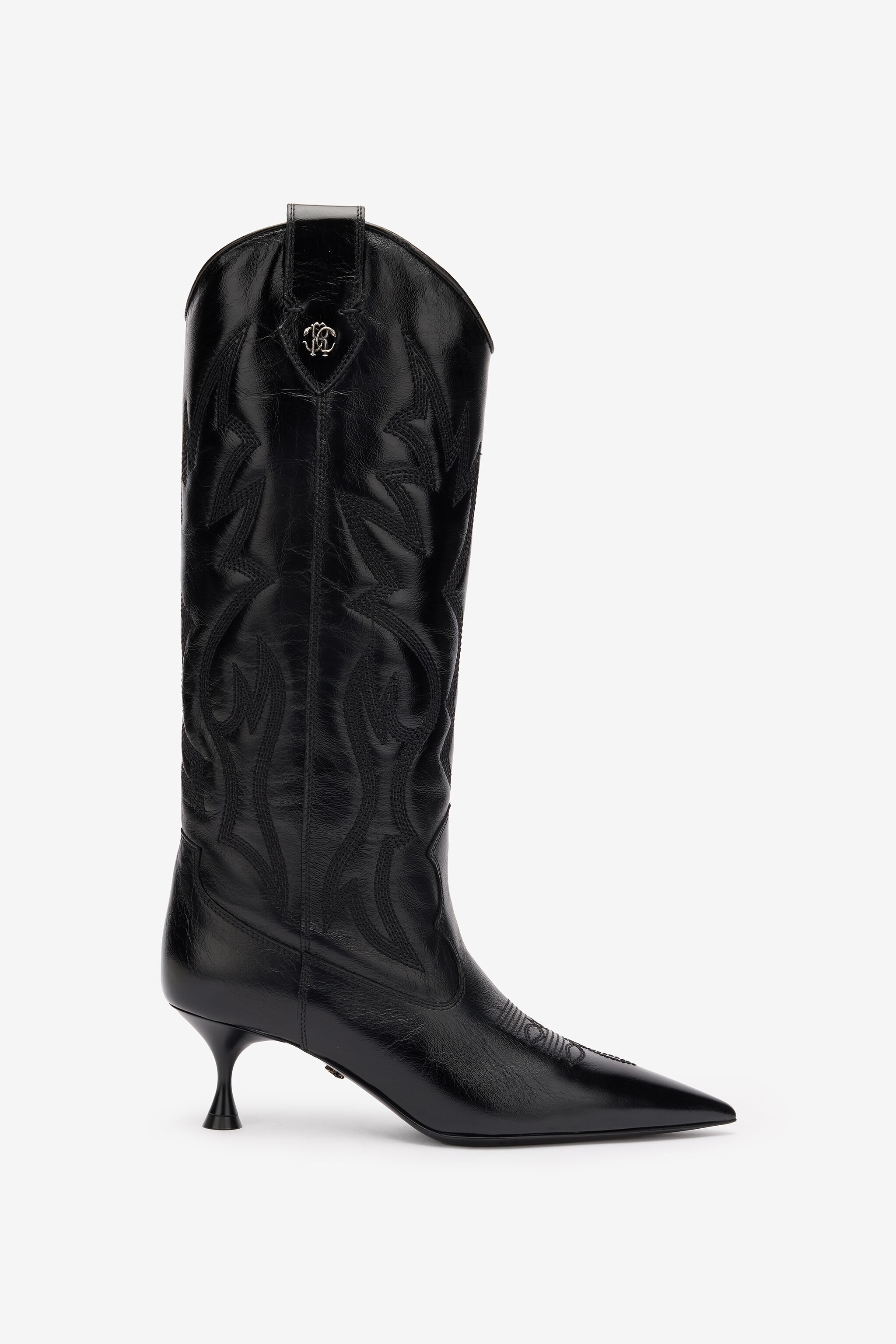 Boots With Quilted Motif - 1