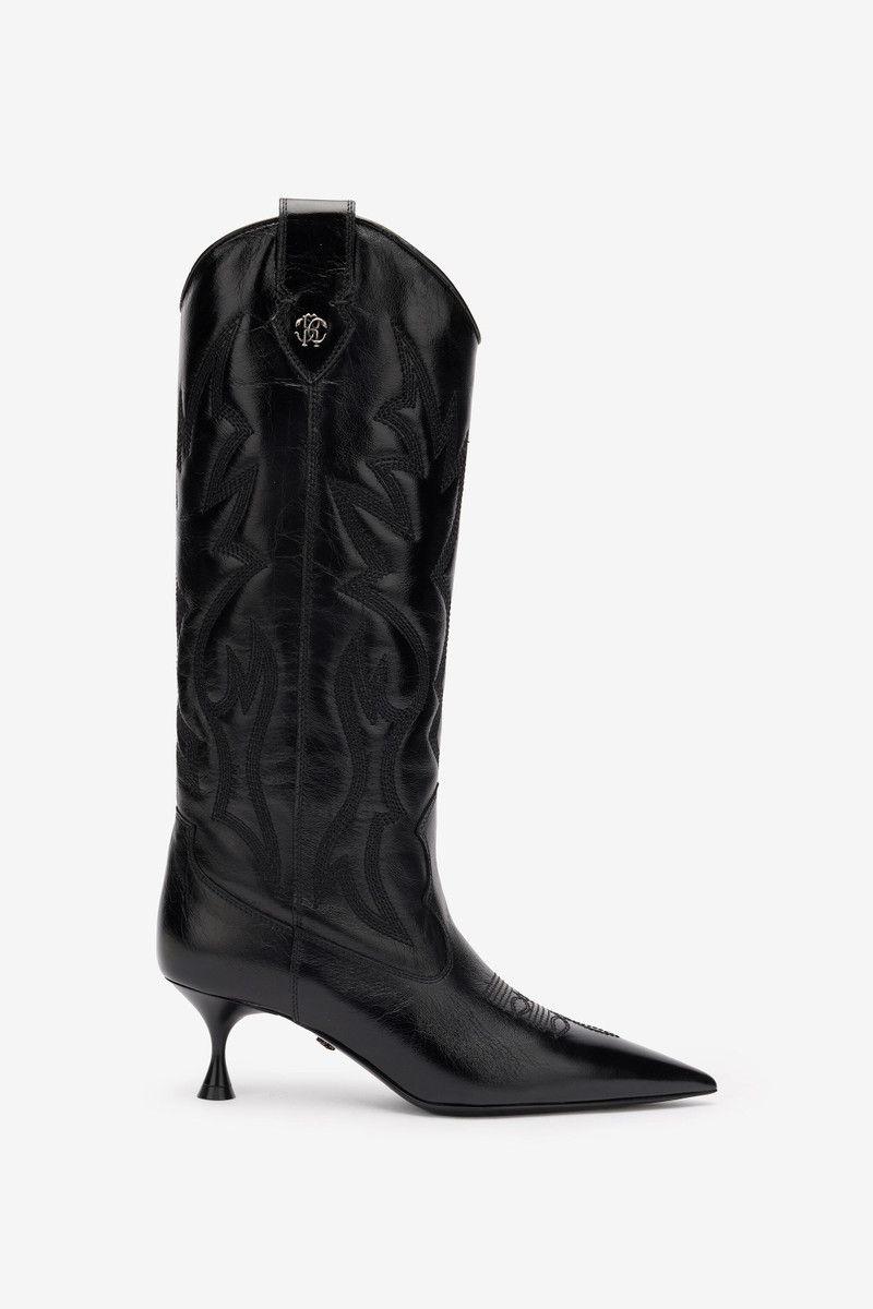 Boots With Quilted Motif 1