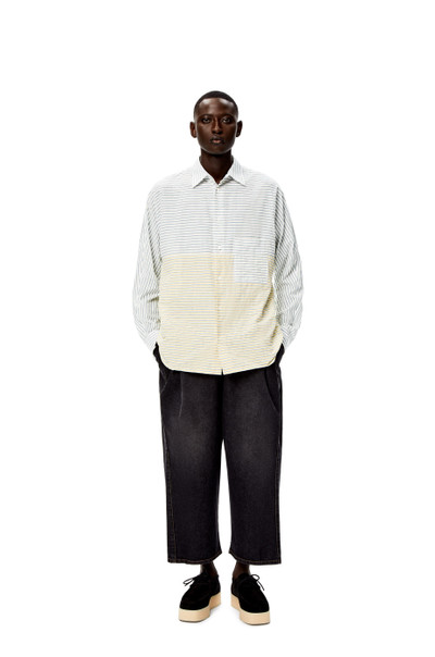 Loewe Oversize stripe shirt in cotton outlook