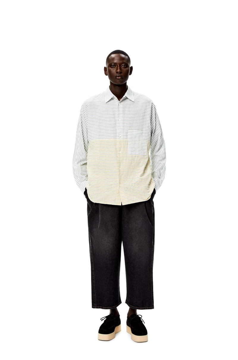 Loewe Oversize stripe shirt in cotton outlook