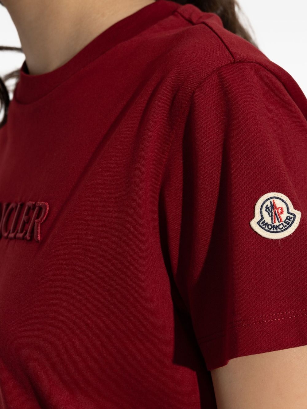 logo-embroidered T-shirt - 5