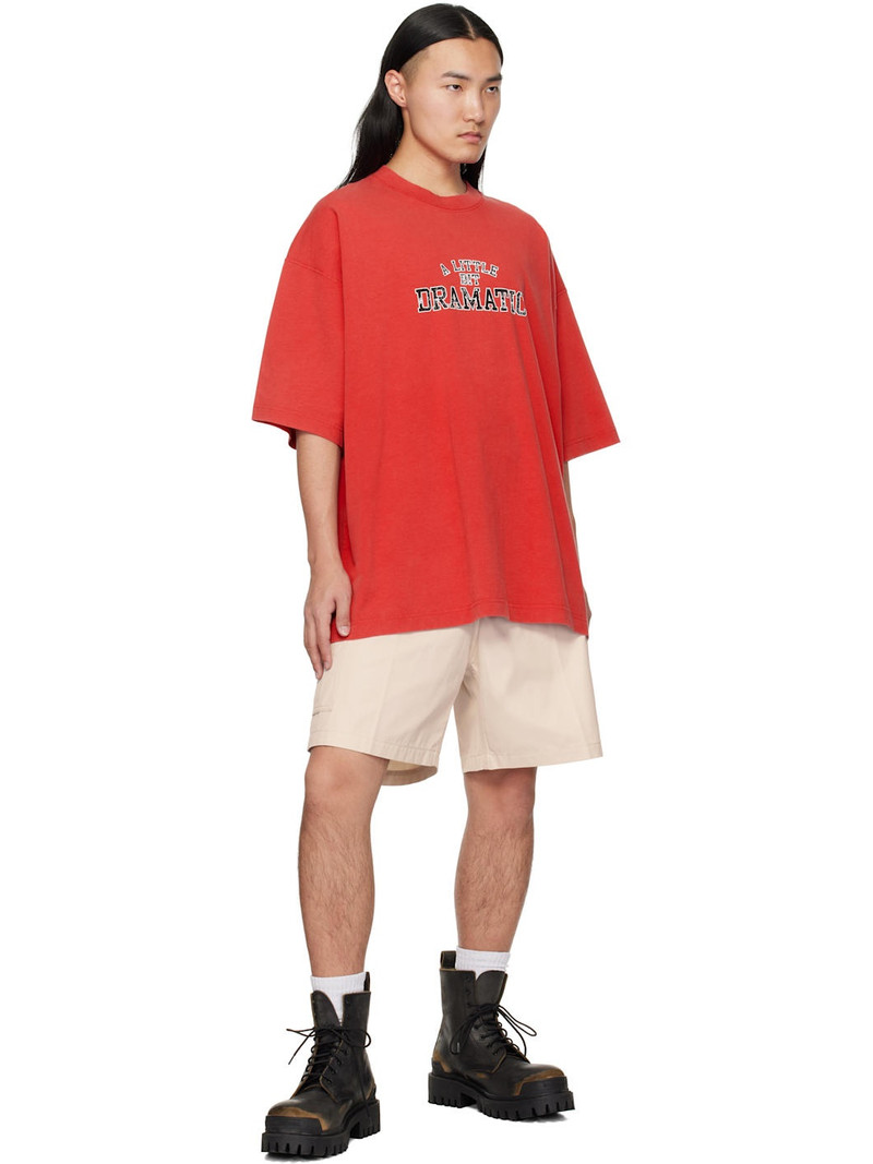 VETEMENTS Beige Twill Cargo Shorts outlook