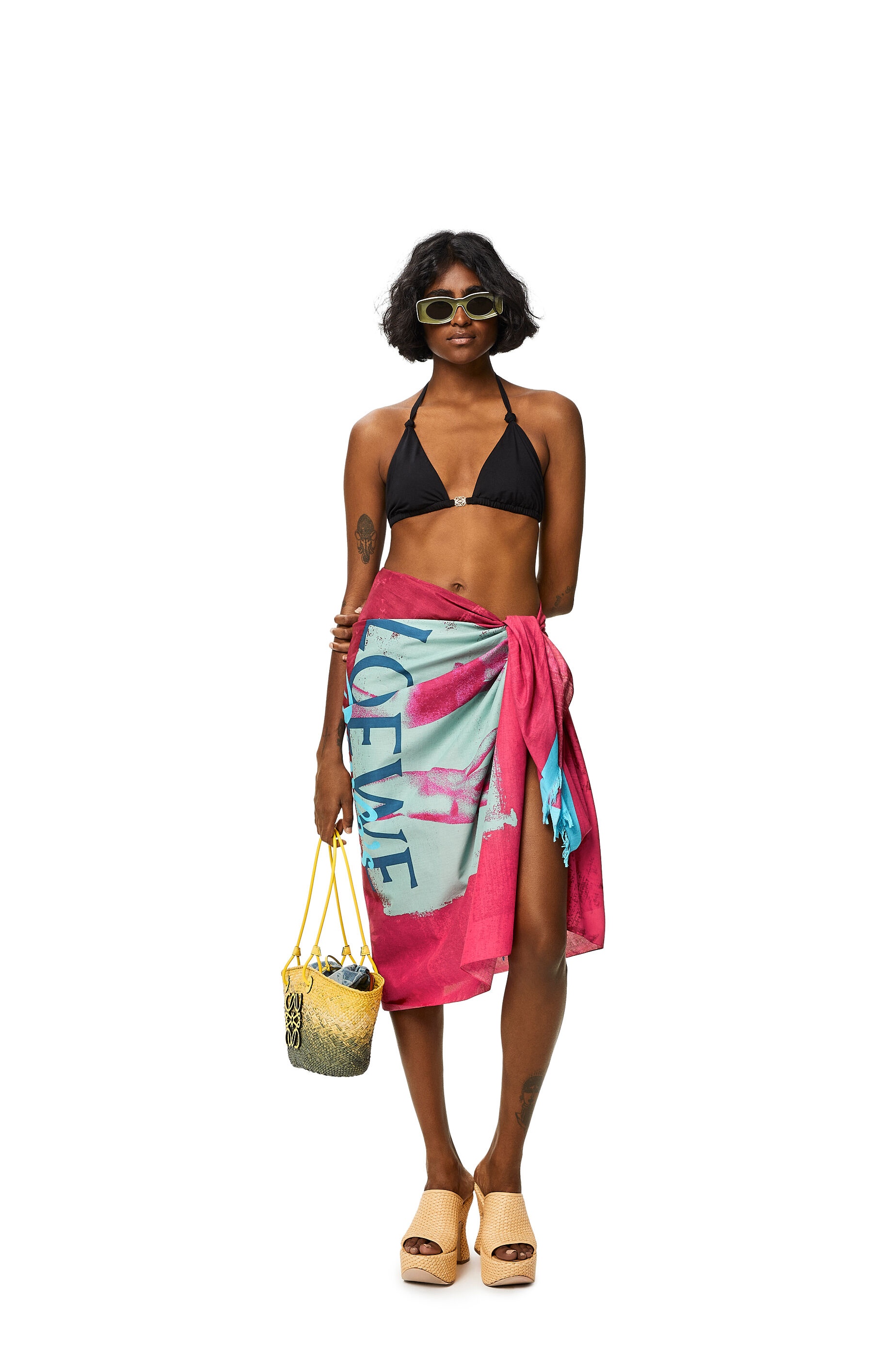 Palm pareo in cotton - 2