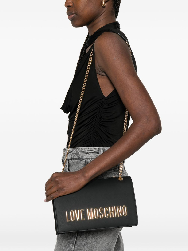 Moschino logo-lettering shoulder bag outlook