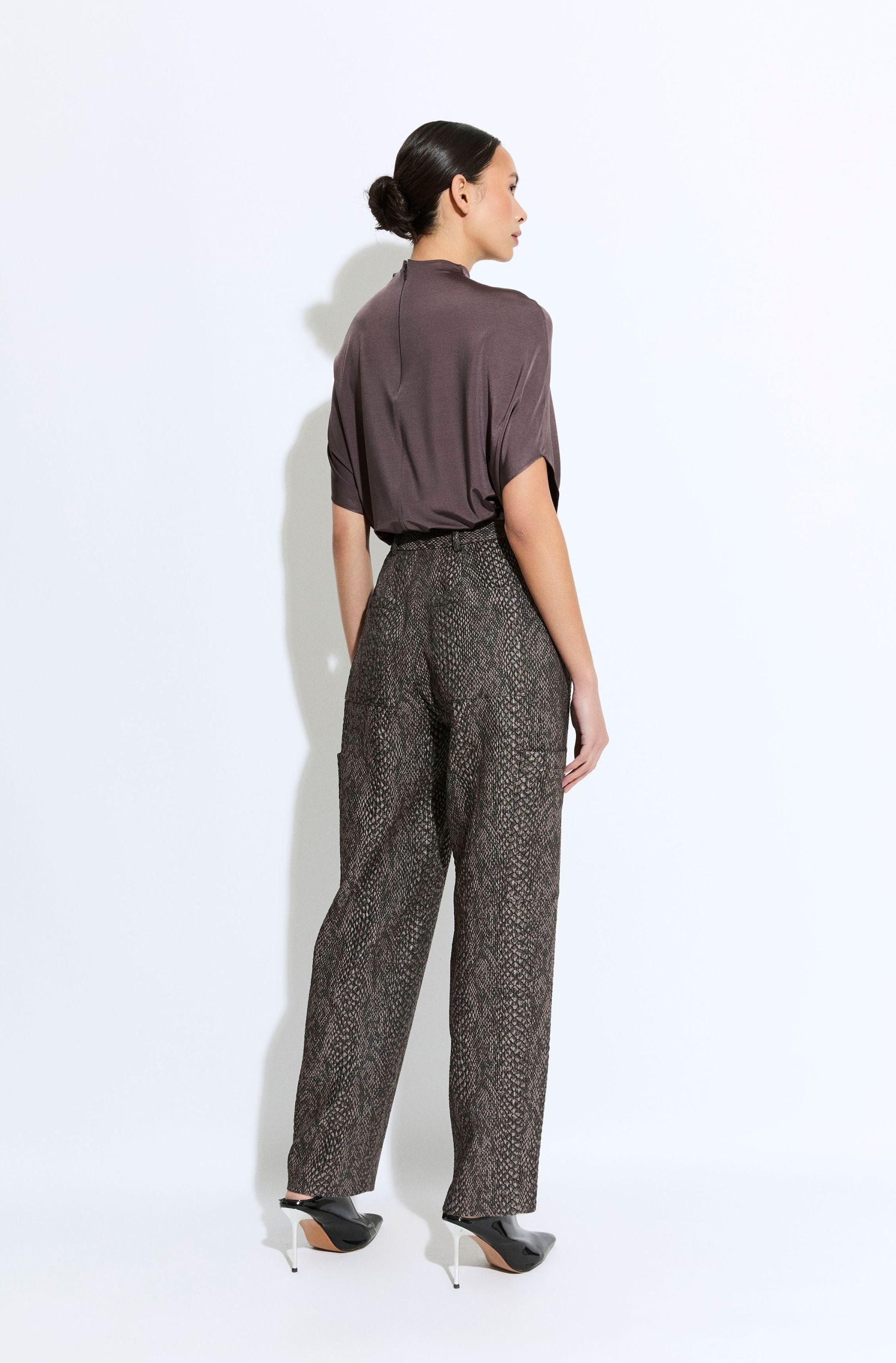 3D Snake Tapered Trouser - 3