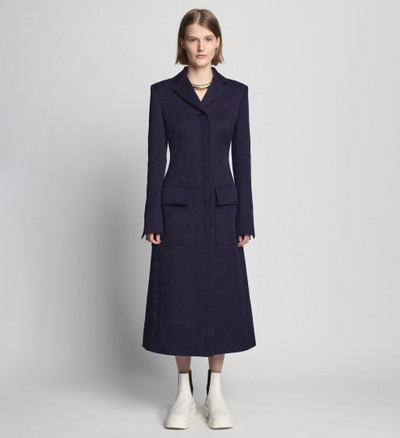 Proenza Schouler Cotton Wool Jacquard Coat outlook