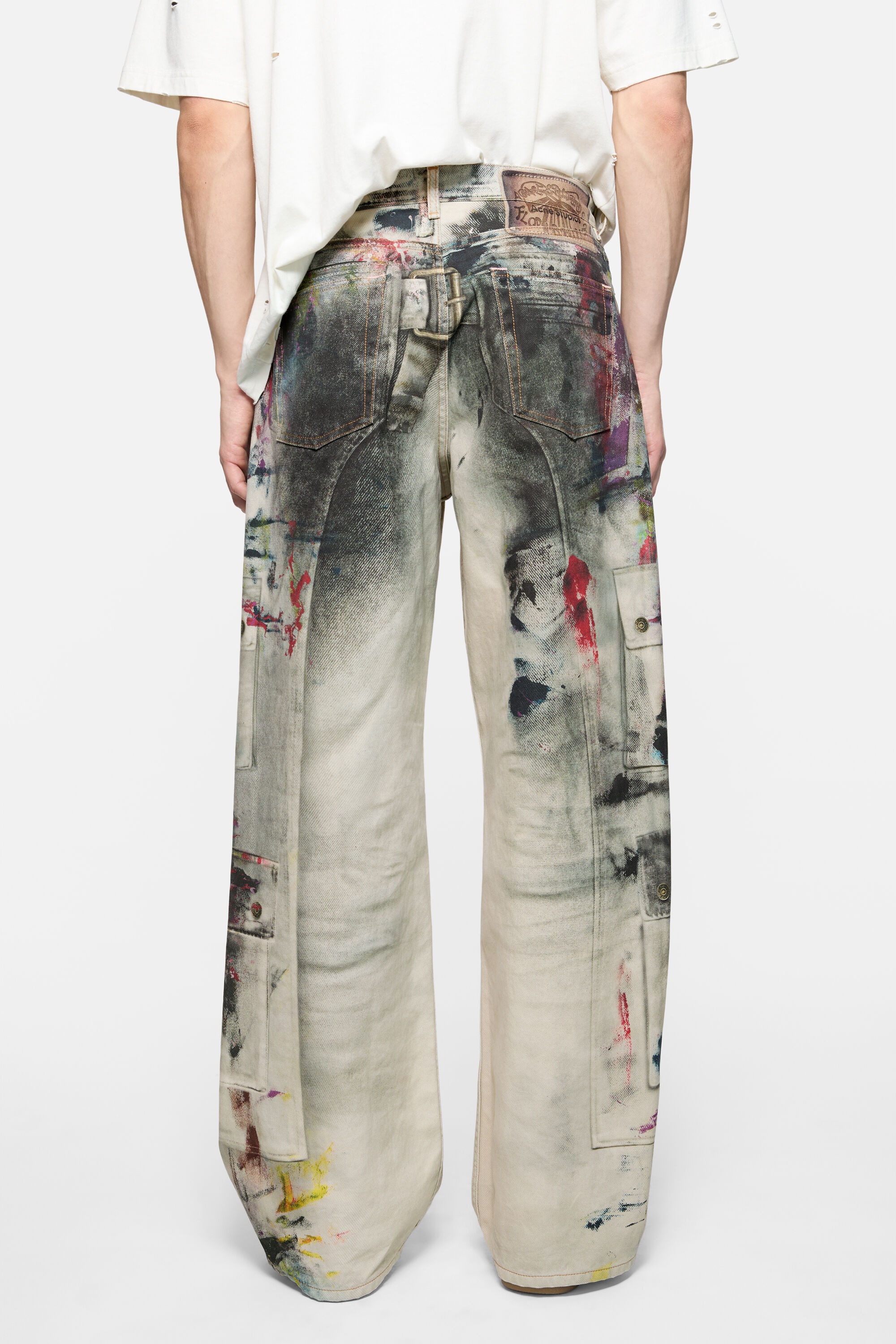 Baggy fit jeans - 1981 - White/multi - 5