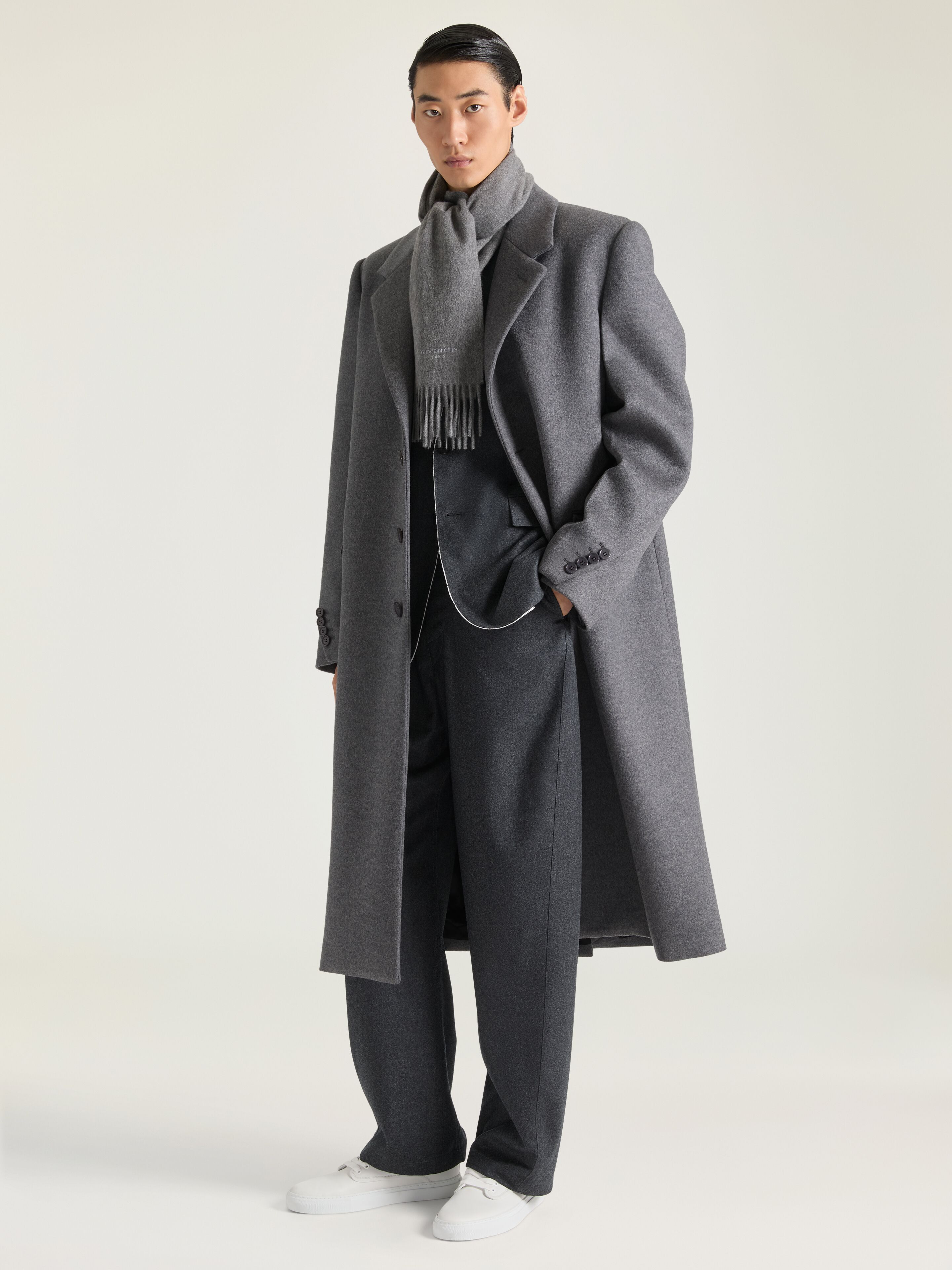 COUTURE SEAM TROUSERS IN FLANNEL - 2