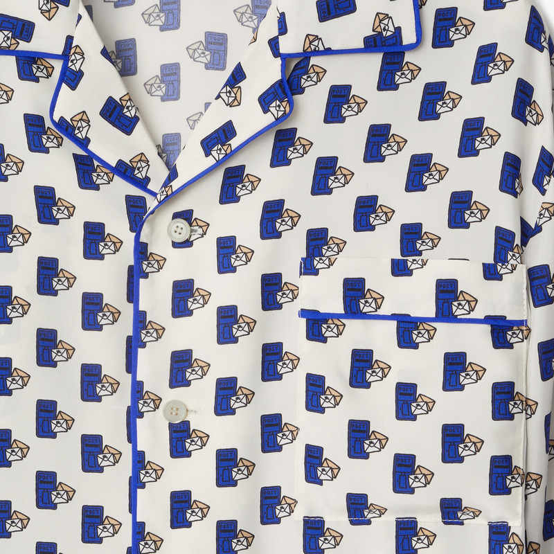 Postbox Silk Pyjama Shirt 6