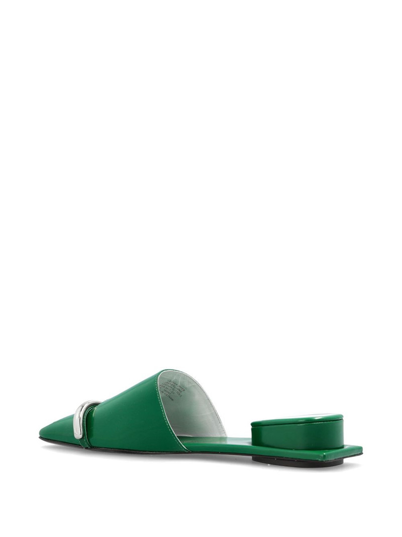 Pierced leather mules 3
