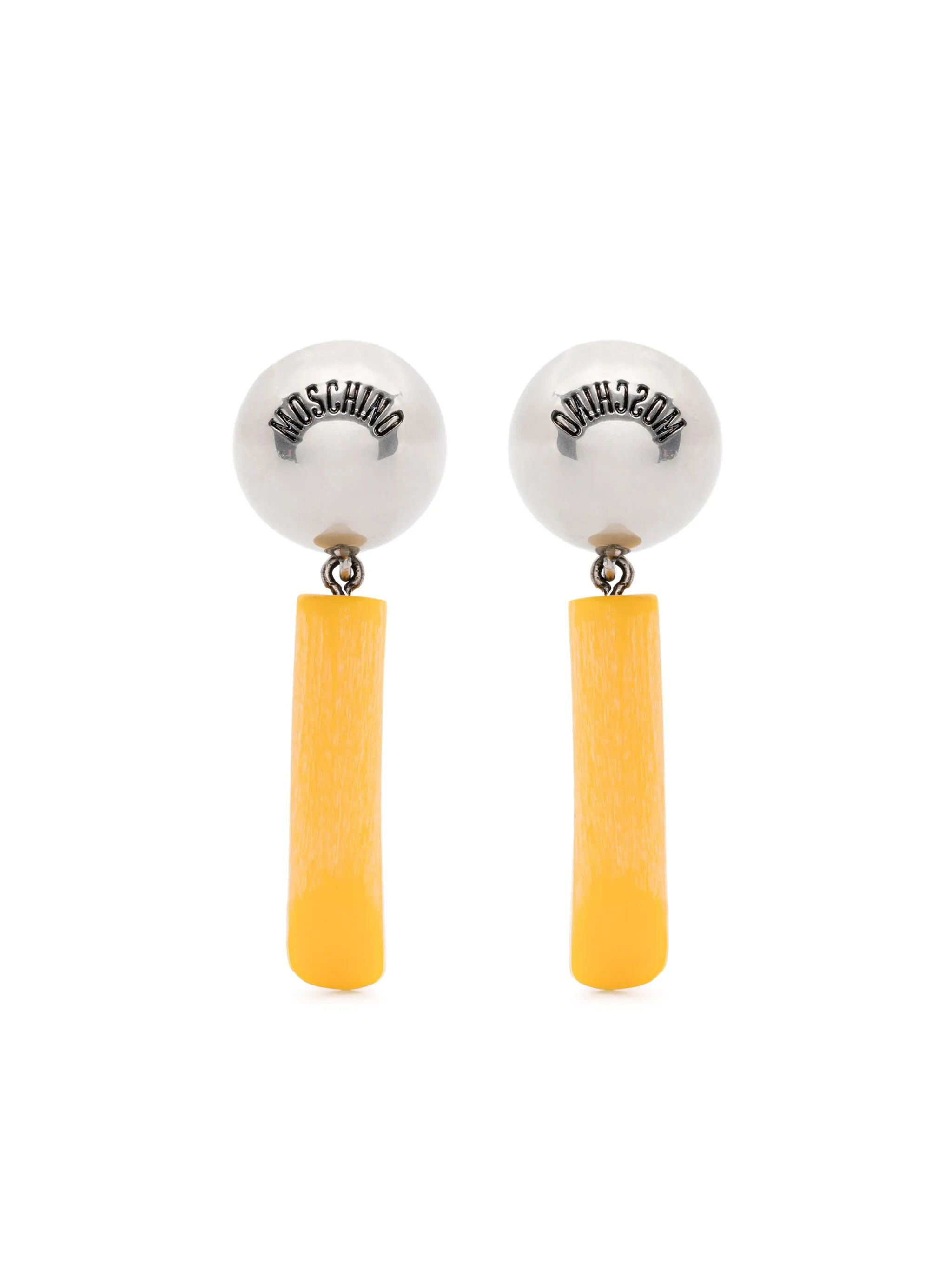 Logo-engraved Clip-on Earrings - 1