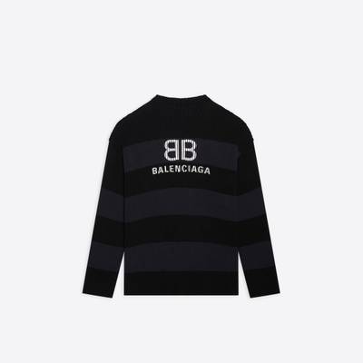 BALENCIAGA Men's Crewneck in Blue outlook