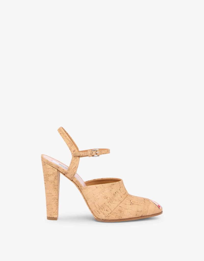 PRINTED CALFSKIN SLINGBACK PUMPS 1