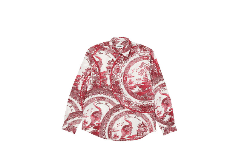 CHINA PLATE SHIRT RED - 1