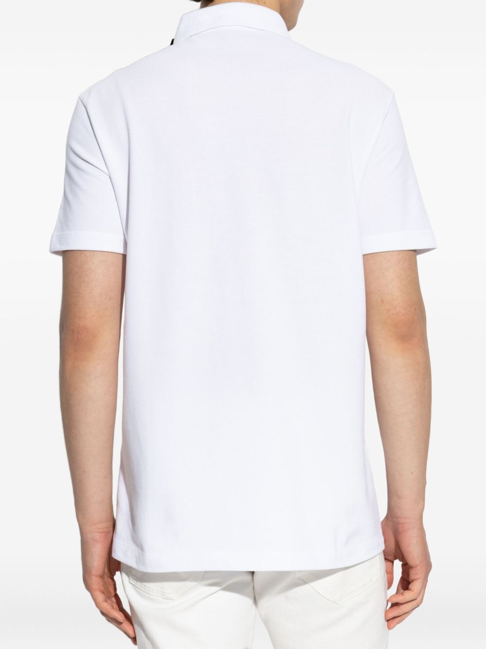 Medusa-embellished polo shirt - 4