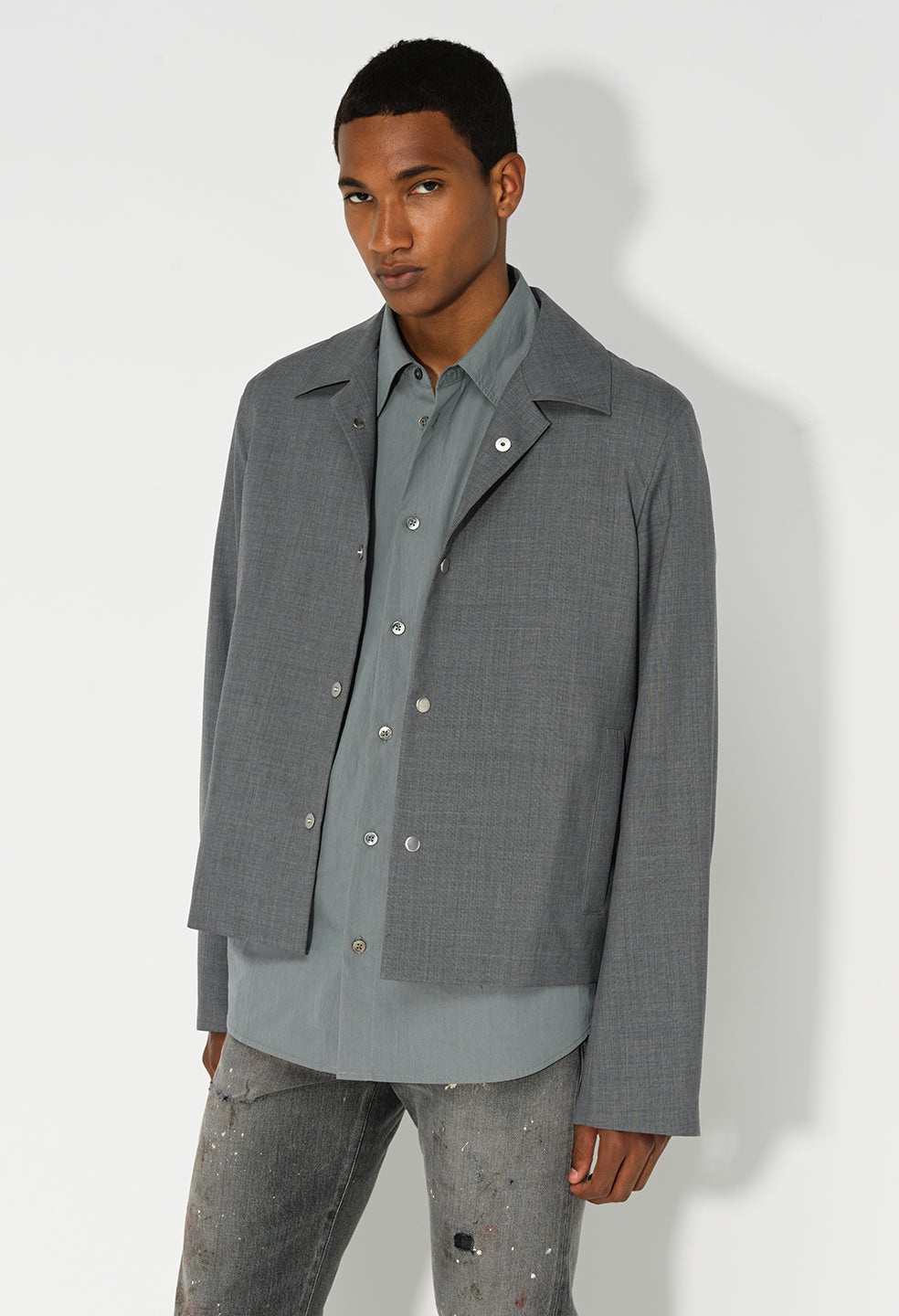 WOOL COACH'S JACKET - 7