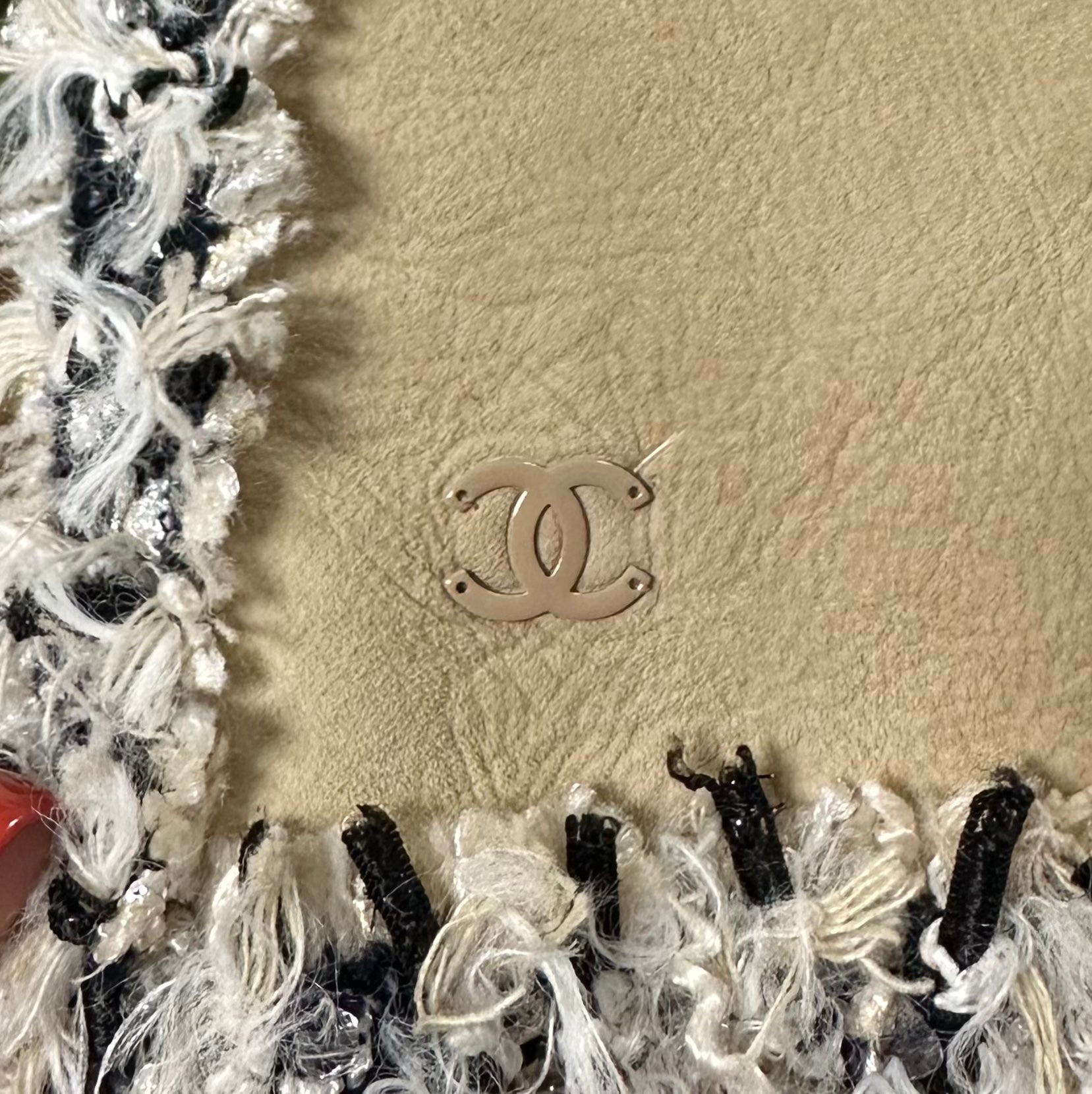 CHANEL Fall Winter 2005 Tweed Trim Leather Bucket Hat - 4