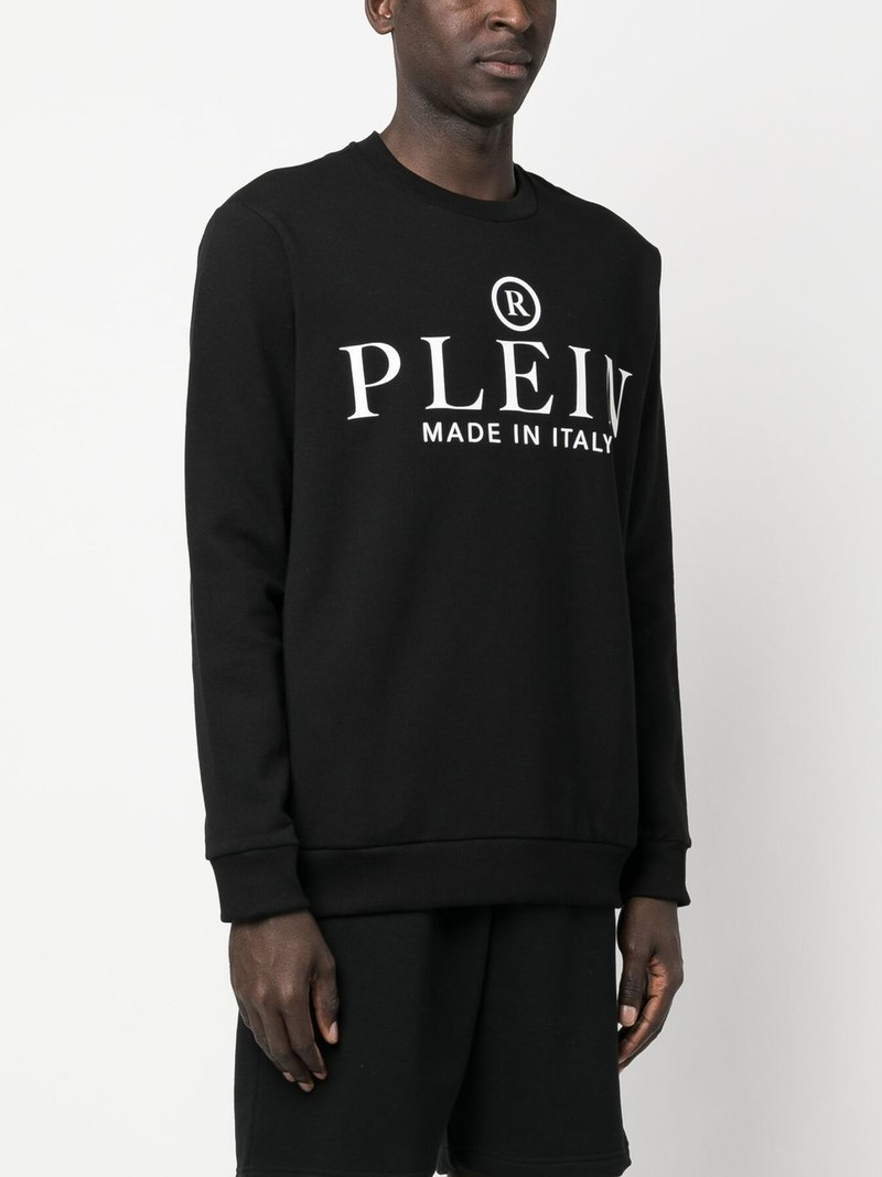 logo-print cotton jumper 3