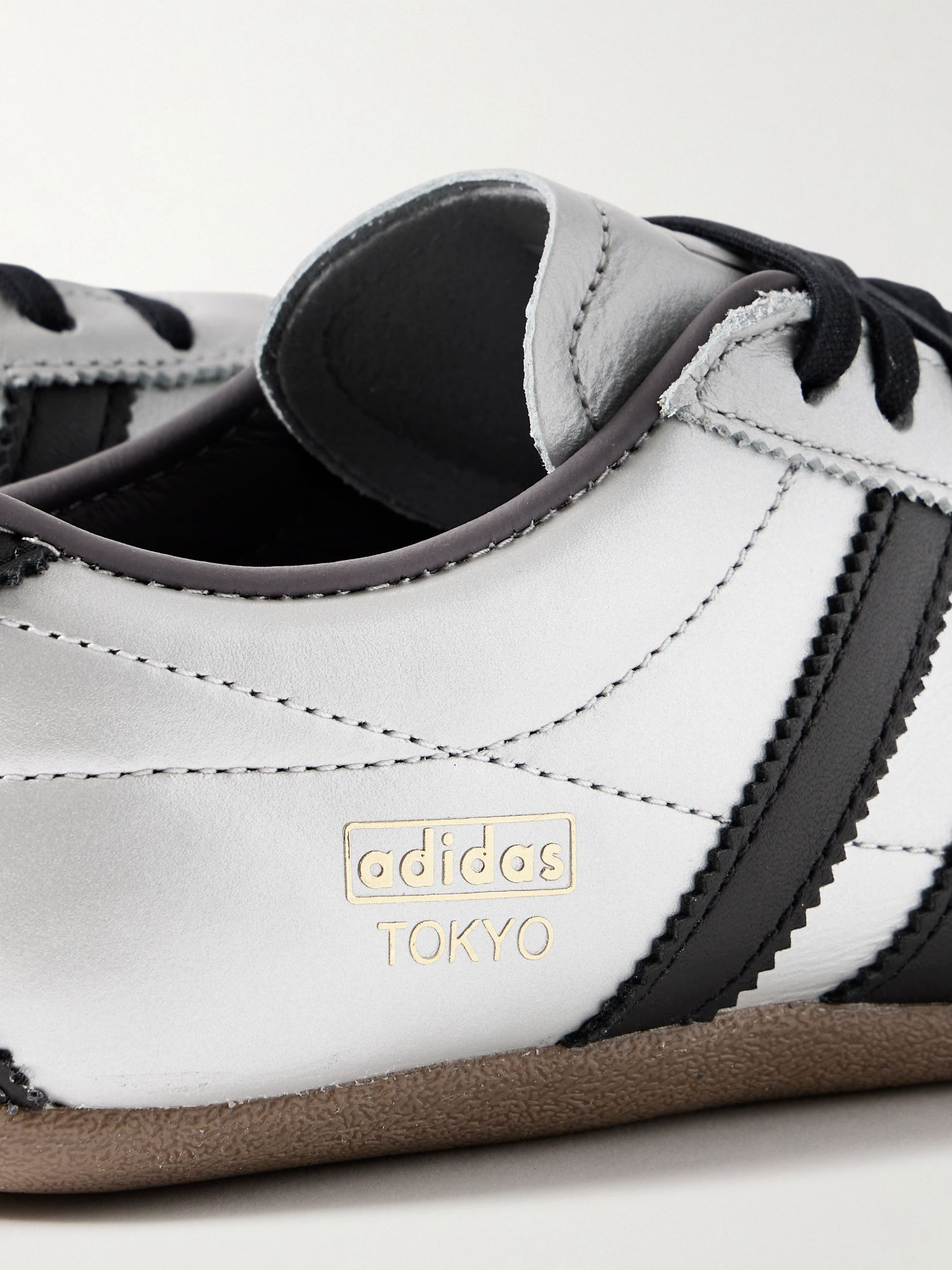 Tokyo metallic leather sneakers Silver - 4