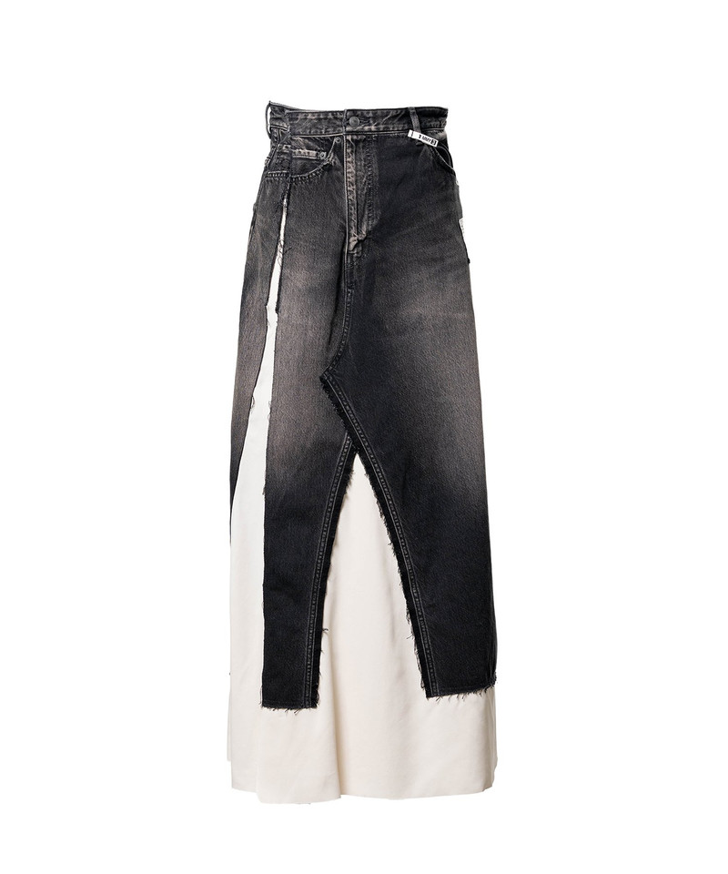 Denim Pants Combined Skirt 11