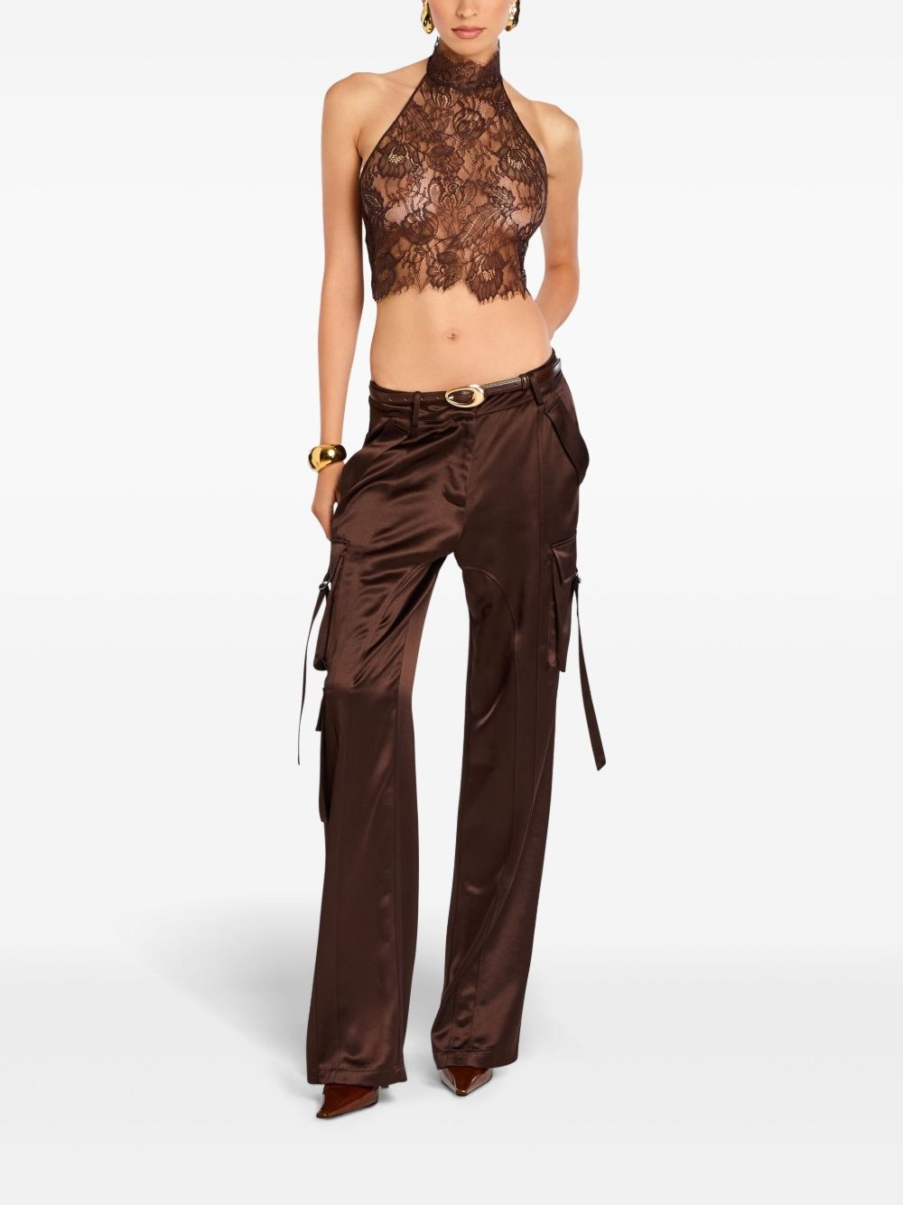 Violet lace top - 2