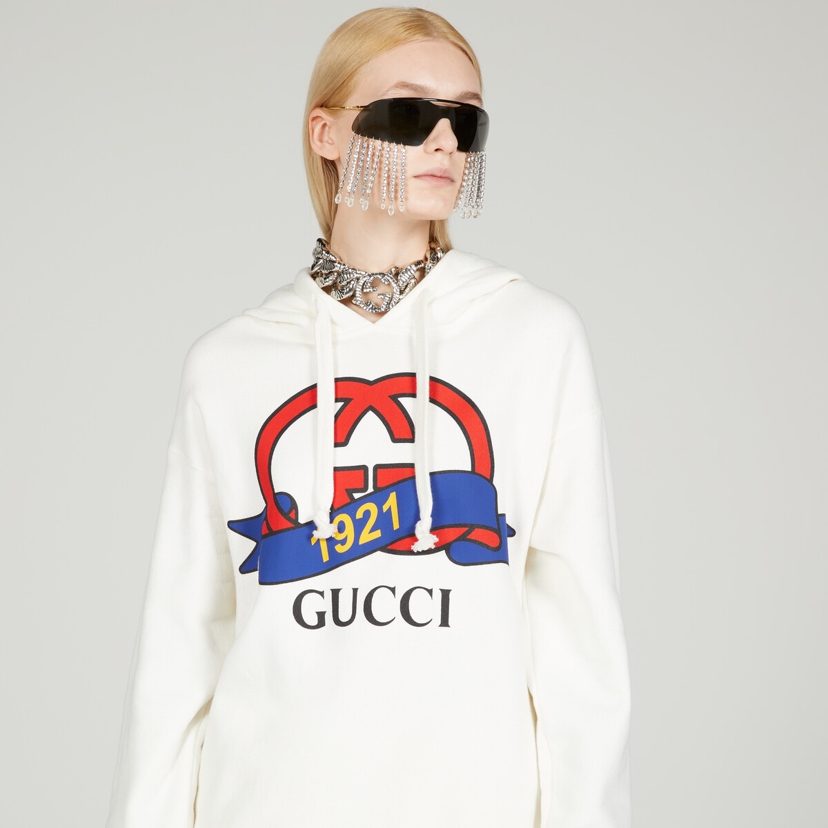 Interlocking G 1921 print sweatshirt - 3
