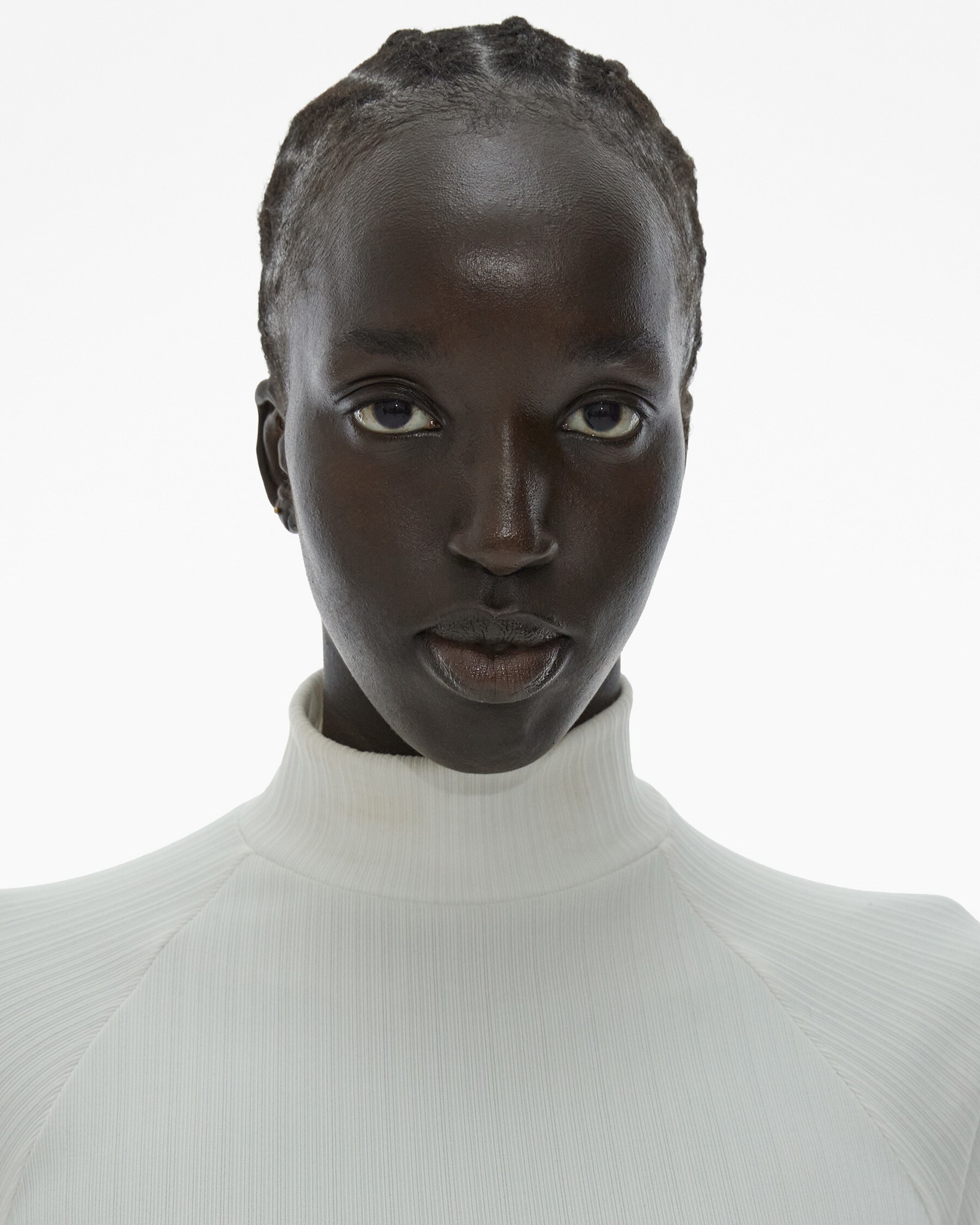 RIBBED SHORT-SLEEVE TURTLENECK - 7