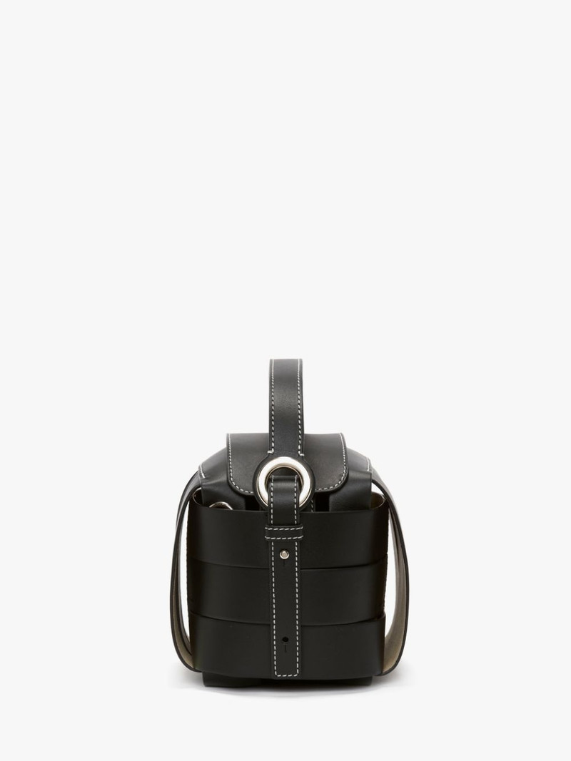 KNOT BAG - LEATHER TOP HANDLE BAG WITH CROSSBODY STRAP 3