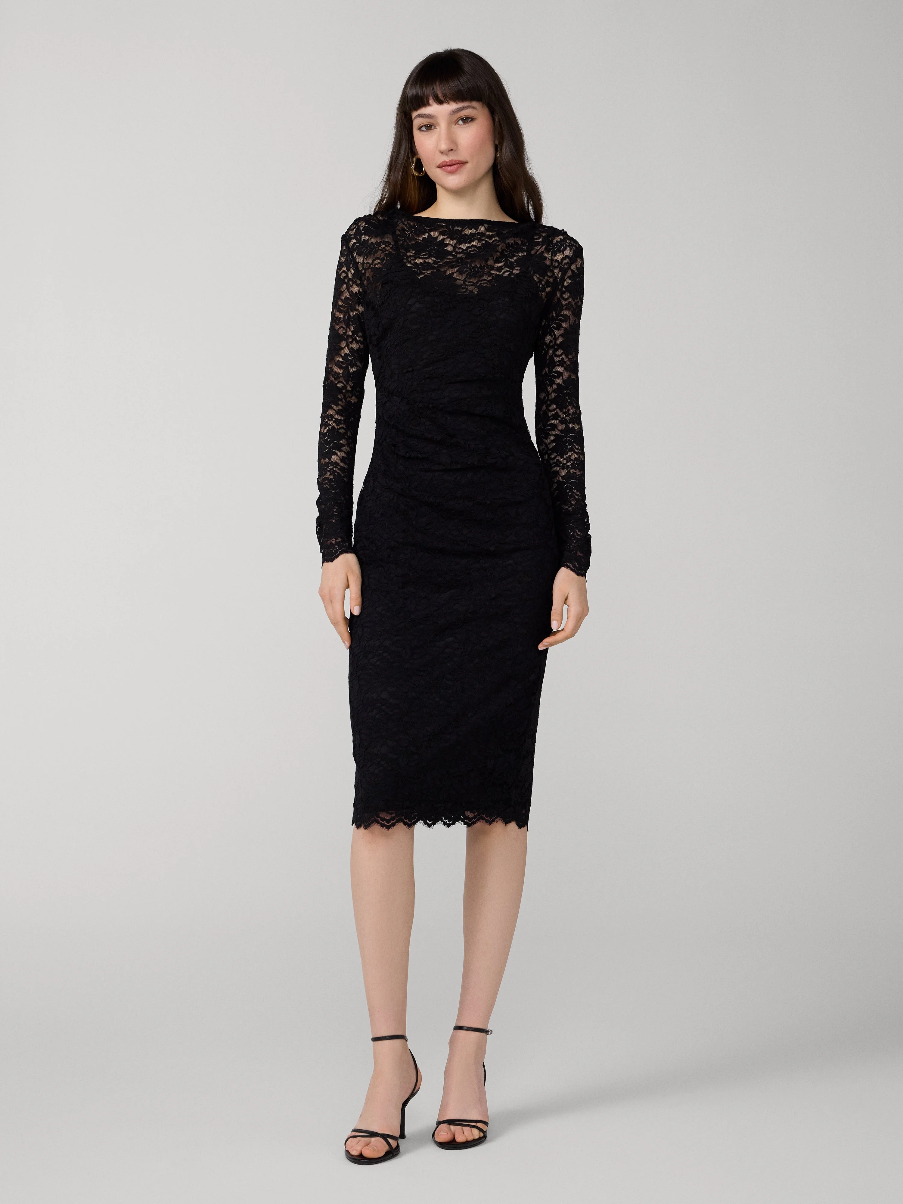 Darrius Lace Long Sleeve Dress - 1