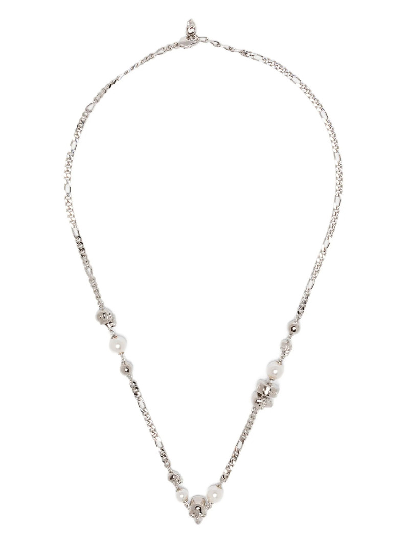 Alexander Mcqueen Skull-charm Curb-chain Necklace 1