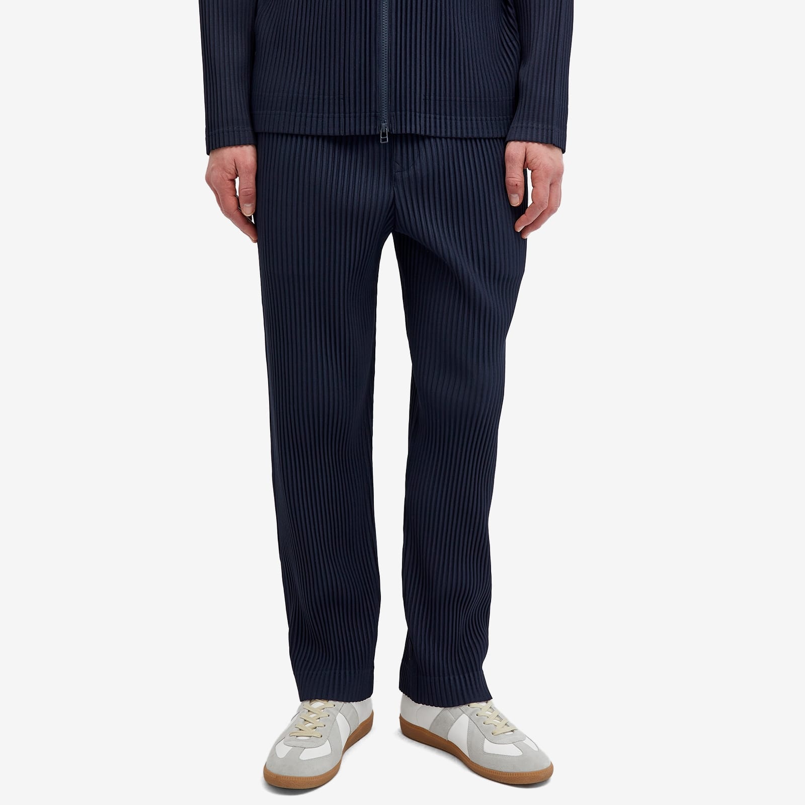 Homme Plissé Issey Miyake Pleated Straight Leg Trousers - 2