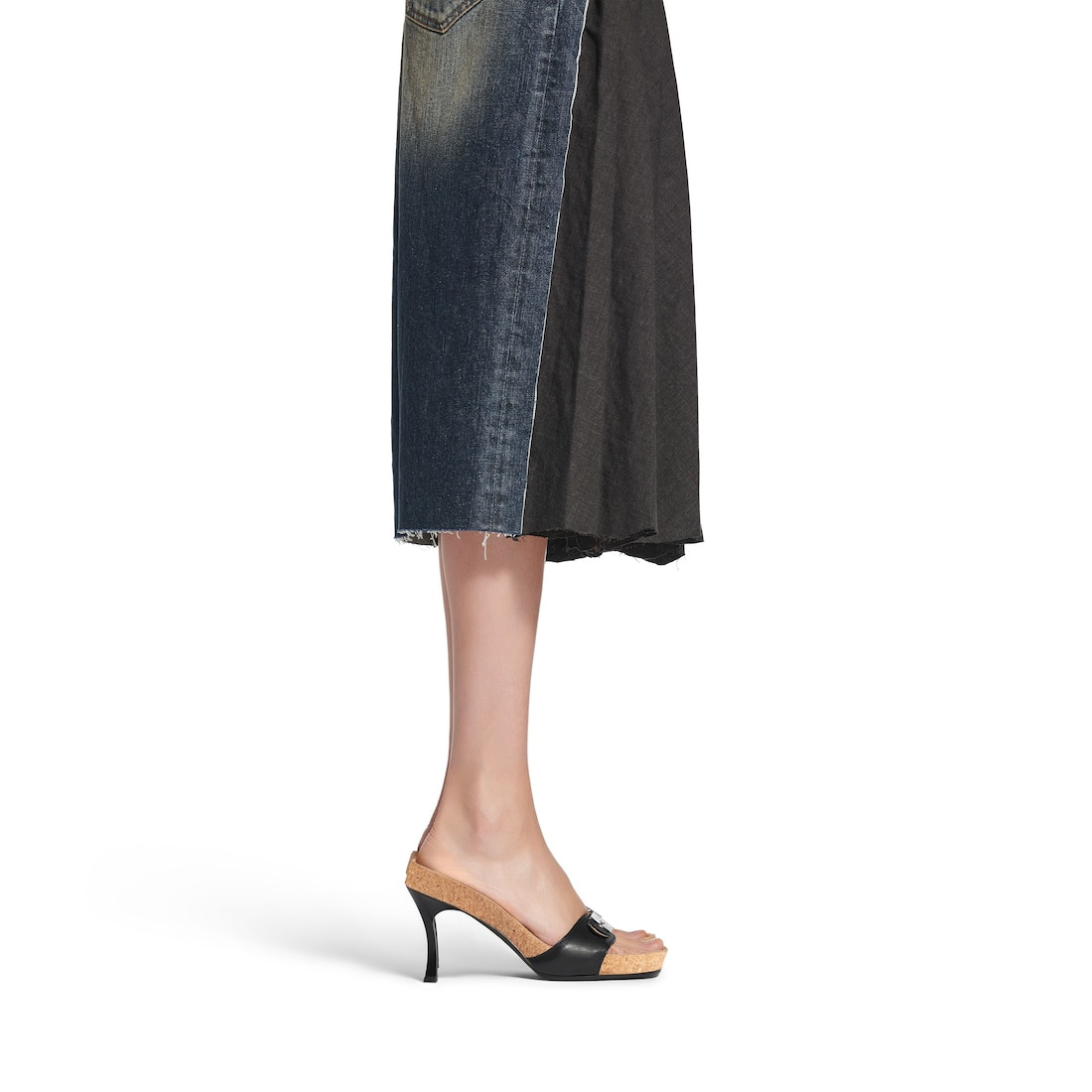 Women's Balenciaga I Scholl Sandal  in Black - 9