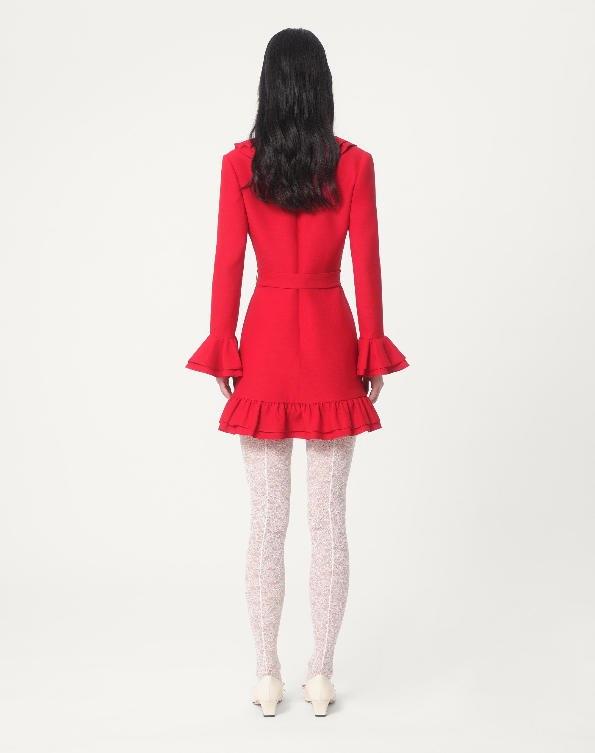 CREPE COUTURE SHORT DRESS - 9