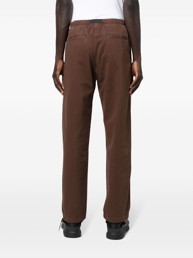 belted-waist straight-leg trousers 4