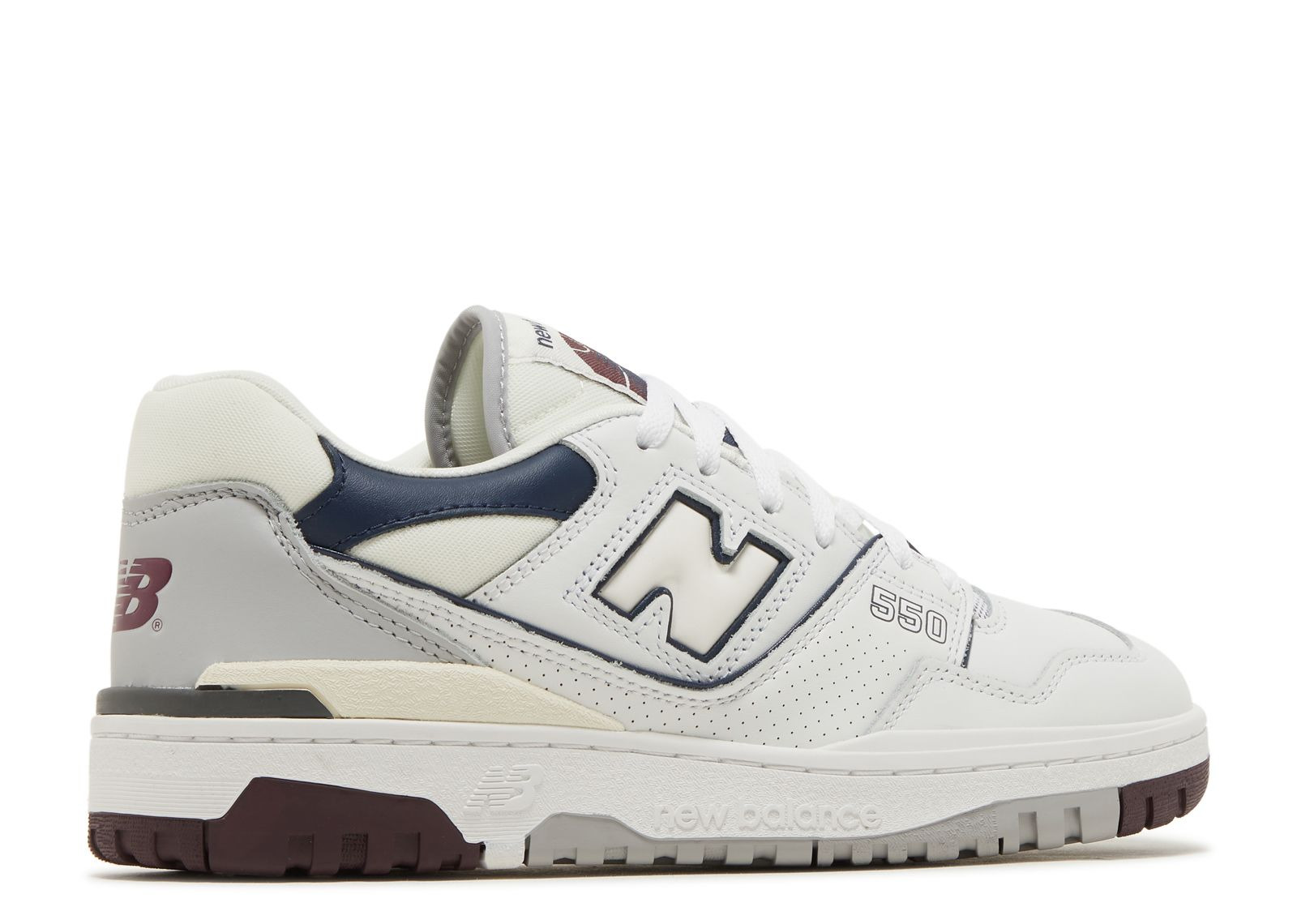 NEW BALANCE 550 'WHITE INDIGO BURGUNDY' - 3