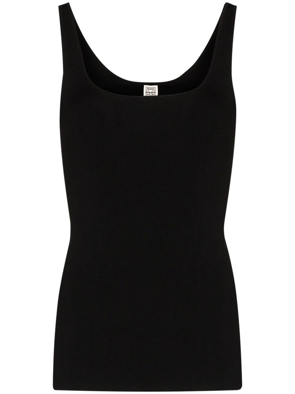 fitted vest top - 1