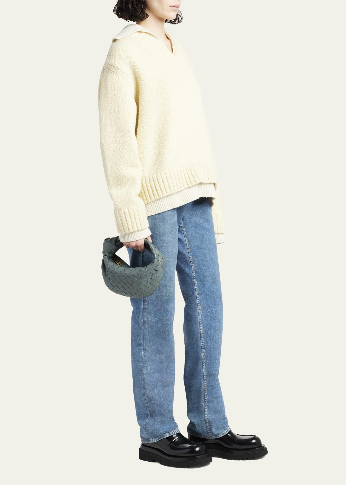Jodie Mini Intrecciato Knot Hobo Bag - 6